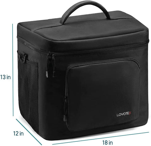 3X Large Insulated Lunch Bag, Insulated Lunch Box For Men Lunchbox with 2 Reusable Cooler Ice Packs, Lunch Cooler Lunch Bag for Men Fits 12 Cans