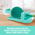LSVGOE 2 Pack Multiple Utensil Spoon Rest with Drip Pad Non-Slip Heat Resistant Kitchen and Grill Spoon Holder for Spatula, Ladle, Tongs, Kitchen Gadgets, and Cooking Accessories (Lake Green)