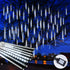 Meteor Shower Lights Outdoor, Snowfall Lights, Waterproof Meteor Christmas Lights, Hanging Falling Rain Lights for Tree Bushes Holiday Party Christmas Decoration, 11.8 Inches 10 Tubes 240 LED, White