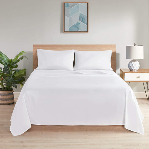 Twin XL Bed Sheets Set 3 Piece - 1 Flat, 1 Fitted with Deep Pocket Fits Most Mattress, 1 Pillowcase | Soft Brushed 1800 Microfiber Blend Bed Sheet | Wrinkle, Shrinking & Color Fade Resistant