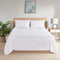 Twin XL Bed Sheets Set 3 Piece - 1 Flat, 1 Fitted with Deep Pocket Fits Most Mattress, 1 Pillowcase | Soft Brushed 1800 Microfiber Blend Bed Sheet | Wrinkle, Shrinking & Color Fade Resistant