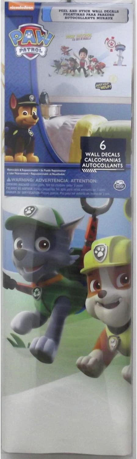 RoomMates RMK2641GM Paw Patrol Wall Graphics Peel and Stick Giant Wall Decals