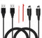 2 Pcs 3.9ft USB Charger Cable Compatible with Nintendo 3DS/ 2DS, Play and Charge Charging Cord Compatible with Nintendo New 3DS XL/New 3DS/ New 2DS XL/New 2DS/ 2DS XL/ 2DS/ DSi/DSi XL with 2 Stylus