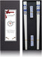 Ceramic Chopsticks reusable with Porcelain Holder and Delicate Box Reusable Chopsticks and Dishwasher Safe,Porcelain Chopsticks (2 Pairs Blue rose)
