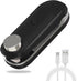 INHDBOX Mini Bag Sealer Rechargeable, Portable Handheld Bag Heat Vacuum Sealer with 3 Adjustable Sealing, Bag Resealer Machine Food Saver for Plastic Chip Bags, Storage Snack Cookies, Black