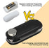 INHDBOX Mini Bag Sealer Rechargeable, Portable Handheld Bag Heat Vacuum Sealer with 3 Adjustable Sealing, Bag Resealer Machine Food Saver for Plastic Chip Bags, Storage Snack Cookies, Black
