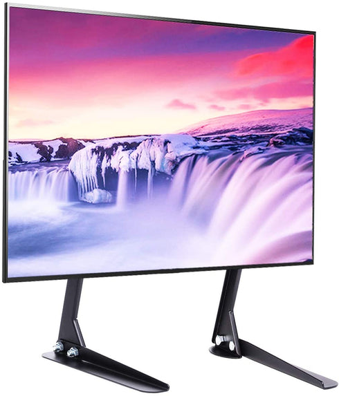 Universal TV Stand Table Top Base for 34 to 70 Inches LCD Flat Screen TV,Black
