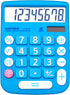CATIGA CD-8185 Office and Home Style Calculator - 8-Digit LCD Display - Suitable for Desk and On The Move use. (Blue)