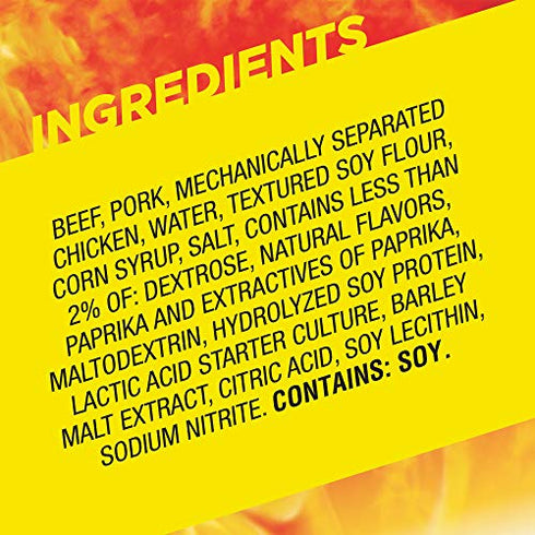 Slim Jim Mild Smoked Snack Stick, 0.28 Ounce (Pack of 14)