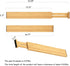 BAMEOS Drawer Dividers Bamboo Separators Organization Expandable Organizers for Kitchen Bedroom Bathroom Dresser Office 4-pack