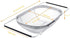 Over the Sink Colander, Stainless Steel Fine Mesh Expandable Oval Strainer Basket Colander with Rubber Grip Handles 6 Quart Colander For Kitchen Sink, Strain, Drain, Rinse Fruits, Vegetables