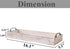 Rustic Wooden Serving Trays Rectangular Wood Serving Tray with Handle,Ottoman Tray for Living Room 16 Inch Long Narrow Tray for Serving Wine(whitewashed)