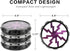 TIRIRS 2.5" Aluminium Grinder with Clear Top, Best Gifts, Black and Purple
