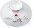 Gaiwan White Porcelain Large 500ml Teacup Sancai Tea Cup Set Lid Sun Beautiful Mountain (16oz large)