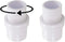 ATIE 1-1/2" Pool Vacuum Head Swivel Adapter Connector for Manual Vac Vacuum Head Replace Pentair R201566 258 Hose Swivel Adapter (2 Pack)