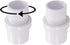 ATIE 1-1/2" Pool Vacuum Head Swivel Adapter Connector for Manual Vac Vacuum Head Replace Pentair R201566 258 Hose Swivel Adapter (2 Pack)