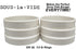 Sous Vide Perfect Hamburger / Burger Immersion Cooking Rings, SET of 6 (1/2 LB. Rings)