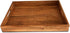 Kaizen Casa |Wooden Rectangular Serving Tray, Wood Plate, Tea/Drink Platter, Dinner Serving Tray, Snack Tray |Size_16"x 12" x 2? |Home Restaurants Coffee, Food, Breakfast, Dinner Décor