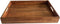 Kaizen Casa |Wooden Rectangular Serving Tray, Wood Plate, Tea/Drink Platter, Dinner Serving Tray, Snack Tray |Size_16"x 12" x 2? |Home Restaurants Coffee, Food, Breakfast, Dinner Décor