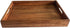 Kaizen Casa |Wooden Rectangular Serving Tray, Wood Plate, Tea/Drink Platter, Dinner Serving Tray, Snack Tray |Size_16"x 12" x 2? |Home Restaurants Coffee, Food, Breakfast, Dinner Décor
