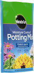 Miracle-Gro Moisture Control Potting Mix: Indoor/Outdoor Container Soil with Fertilizer for Plants, Flowers & Vegetables, 8 qt.