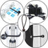 Qtimal 30 Pack Ball Bungee Cords, Includes 6, 9, 11 Inch Heavy Duty Gazebo Tarp Tie Down Cords, High Elastic UV Resistant Bungee Cords with Balls for Shelter, Canopy, Cargo, Screen