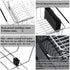 SANNO Large Expandable Dish Drying Rack with Removable Utensil Silverware Holder,Deep Large Dish Rack Over The Sink in Sink On Counter,Dish Drainers Stainless Steel