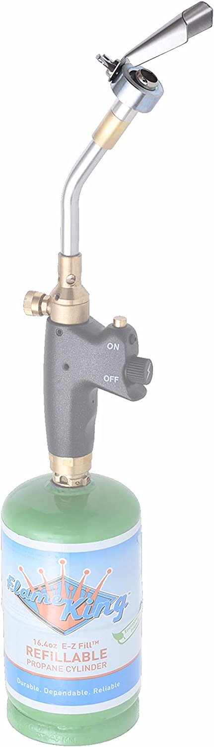 Flame King Searer Attachment for Handheld Blowtorches, Works with Butane and Propane, Easy to Use and Adjust, 2"