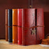 Leather Journal, MaleDen Vintage Spiral Bound Notebook Refillable Dairy Sketchbook Travel Journal to Write in with Blank Pages for Women Girls Gifts (A6, Red Brown)