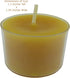 Beeswax Candle Works, 8-Hour Tea Lights (Pack of 8) 100% USA Beeswax