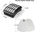 Filters Replacement for Shark Navigator Lift-Away NV350, NV351, NV352, NV355, NV356E, NV357, NV360, NV370, NV391, UV440, UV490, UV540, Directly Replaces XFF350 XHF350, 2 Hepa Filter + 4 Foam Filter