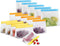Reusable Storage Bags, 15 Pack BPA Free Stand Up Food Storage Bags, Reusable Food Storage Bags, 5 Reusable Gallon Bags+5 Leakproof Reusable Sandwich Bags+5 Reusable Food Grade Kids Snack Bags