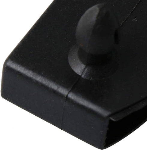 RDEXP 50Pcs Plastic Bed Slat End Caps Holders Replacement for Holding and Securing 5.4x0.9cm Wooden Slats Bed Base Black