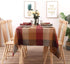 Macosy Rectangle Tablecloth, Red Tablecloth for Rectangle Tables 60 x 84 Waterproof Spill Proof Dust-Proof Wrinkle Resistant Tablecloth for Outdoor and Kitchen Dining Room(60"x84",6-8 Seats,Red)