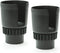 Gadjit CUP KEEPER 2.0 (2 PK) Cup Holder Adapter w/Adjustable Base For Hydro Flasks 18 21 24 oz, Yeti Tumbler 20 & 30 oz, Coffee & Travel Mugs 28 oz, Fits up to 3.25" diameters Black