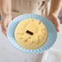 3 Pack Flower Shape Silicone Cake Bread Pie Flan Tart Molds, SENHAI Large Round Sunflower Chrysanthemum Rose Shape Non-Stick Baking Trays for Birthday Party DIY - Yellow,Red,Purple
