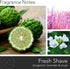 Manly Indulgence Fresh Shave Candle With Notes of Musk, Vanilla, Amber and Cedarwood (16.5 Oz)