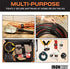 Extension Cord Wrap Organizer, 4 Pack of Elastic Storage Straps - 24 Inch Stretchy Hook and Loop Cinch Straps for Power Cables, Hoses, Ropes, and More