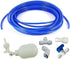 1/4 inch Tube Float Valve Kit for RO Water Reverse Osmosis System water filter Push in to Connect Pipe Hose Tube Fittings CCK tube?ball valve +L+15 feet pipe? (blue)