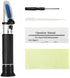 Handheld Alcohol Refractometer,V·RESOURCING 0~80% Alcohol Content Measurement Tool Tester for Spirits Distilled Ethanol with Water like Whiskey, Brandy;Used in Scientific Research, Alcohol Purchase