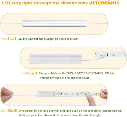 Silicone LED Channel System, LED Aluminum Profile New Substitutes, Soft Bending LED Profile, 5m 13x5mm, Waterproof IP67, Suit for 10mm Flexible LED Light Strip, for Indoor Outdoor Lighting