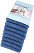 Set of 8 Microfiber Spray Mop Replacement Heads for Wet/Dry Mops Reusable Replacement Refills Fits for Floor Care System - Blue