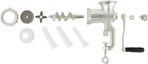 Chard HG-8 Meat Hand Grinder, No. 8, Silver