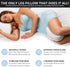 Contour Legacy Leg & Knee Foam Support Pillow - Soothing Pain Relief for Sciatica, Back, Hips, Knees, Joints - As Seen on TV