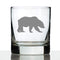 Bear Whiskey Rocks Glass - Cabin Themed Gifts or Rustic Decor for Men and Women - Fun Whisky Drinking Tumbler - 10.25 oz