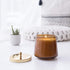 LA JOLIE MUSE Spicy Amber Scented Candle, Christmas Candle, Holiday Candle Gifts, Natural Soy Candle for Home Scented, 75 Hours Long Burning, Glass Jar Candle