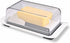 Butter Dish with Lid and Knife for Countertop and Refrigerator, Well Sealed to Keep Butter Fresh, Easy to Scoop up, Easy to Scrape, Dishwasher Safe, Plastic Butter Keeper Tray - by KITCHENDAO