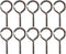 5/32” Hex Key Dogging Key Allen Key with Full Loop, Allen Wrench Door Key for Push Bar Panic Exit Devices, Solid Metal - 10 Packs