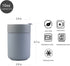 Ceramic Coffee Mug, Reusable Insulated Coffee Cups with Lids Cute Travel Mugs Protective Silicone Sleeve, 10 Ounces, To Go Mug for Coffee Tea Portable Office or Home Cups Dishwasher Safe (blue)