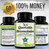 Quercetin 1000mg + Bromelain 300mg per Serving- Quercetin with Bromelain Supplement Complex for Cardiovascular Health, Respiratory System Support, Immune Function & Allergy Support-120 Veggie Capsules
